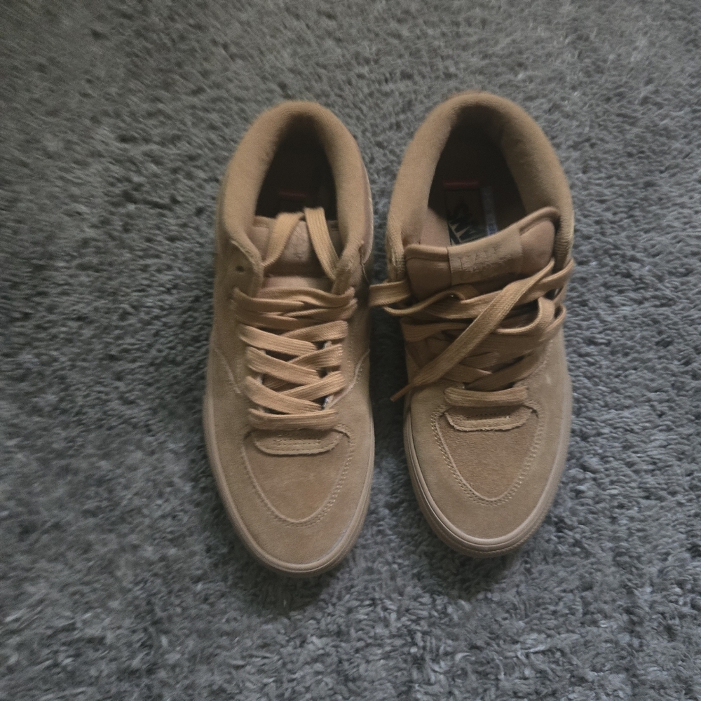 Vans Skate Half Cab Men Size 8 Brown Suede Shoes Popcush New 032026 - Picture 3 of 10